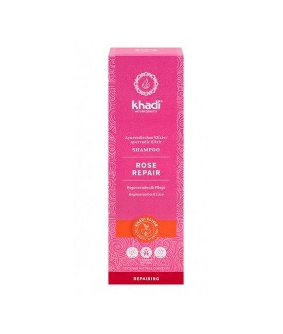 Champú Rosas Reparador de Khadi, elixir ayurveda nutre y repara el cabello dañado aportando brillo y suavidad

Regeneración i