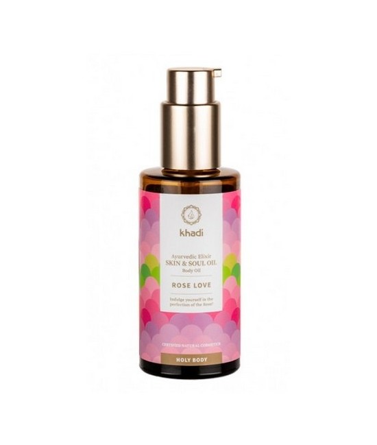 Elixir Ayurveda Regenerante, aceite de Rosas de Khadi: irradia la belleza de tu corazón hacia adentro, hacia todas y cada una d