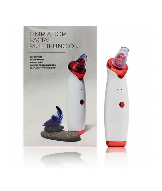  
  Este limpiador de poros eléctrico, es un tratamiento de belleza de última generación que realiza  cinco funciones al mismo