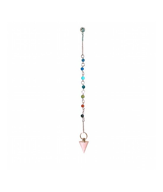Péndulo de Cobre con chakras [0212000197]