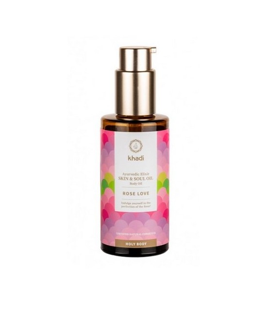 Elixir Ayurveda Regenerante, aceite de Rosas de Khadi: irradia la belleza de tu corazón hacia adentro, hacia todas y cada una d