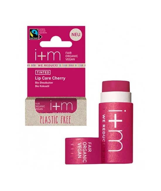 Bálsamo labial con color y sabor a Cereza - protege y nutre la piel sensible de los labios gracias a su fórmula regenerante con