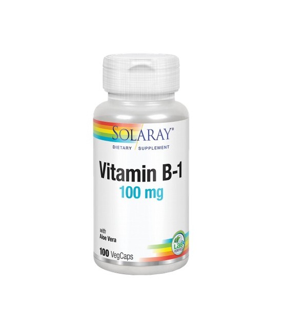 Vitamin B1 100 Mg - 100 VegCaps. Apto Para Veganos

Tiamina (Tiamina mononitrato) (vitamina B-1)    100 mg

INGREDIENTES
T