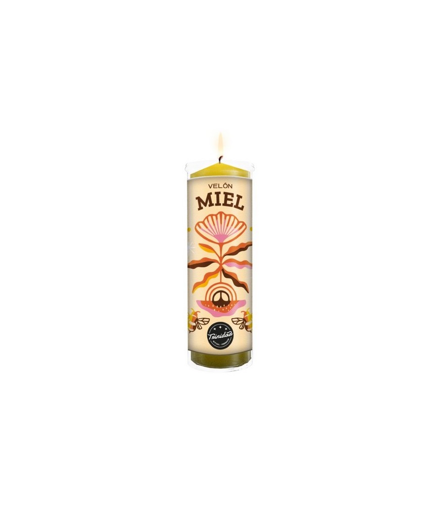 -Los velones de Trinidad Ritual-Premium, tienen una funda protectora de plástico, 
estos están concebidos para ser quemados de