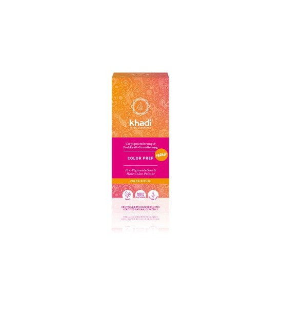 Información del producto "Preparación de color de color de cabello natural"
Khadi Color Prep hace que sea más fácil que nunca 