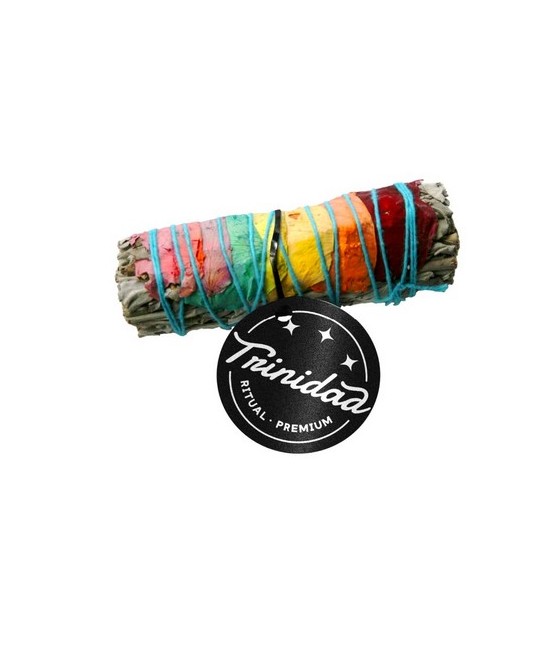 Salvia blanca california & Pétalos de Rosa 7 Chakras smudge 25-30g 10cm