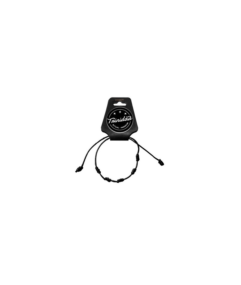 PULSERA 5 NUDOS HILO NEGRO ELEGGUA