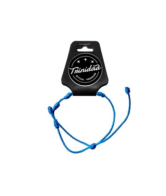 PULSERA 5 NUDOS HILO AZUL YEMANYA