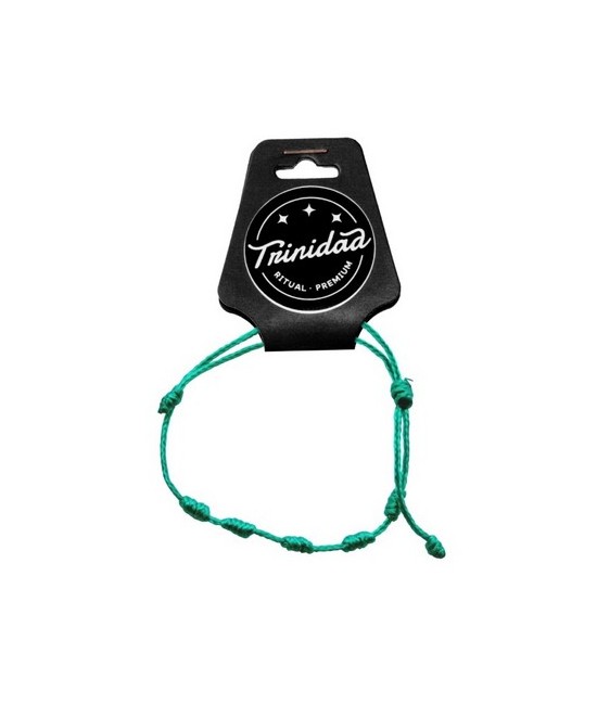 TRI.PULSERA 5 NUDOS HILO VERDE URUMILA