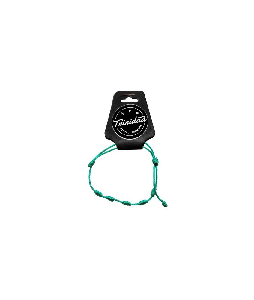 TRI.PULSERA 5 NUDOS HILO VERDE URUMILA