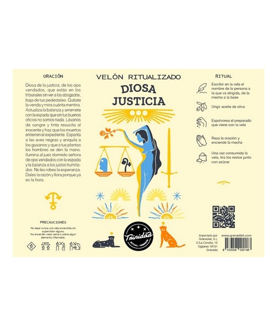 -Los velones de Trinidad Ritual-Premium, tienen una funda protectora de plástico, 
estos están concebidos para ser quemados de