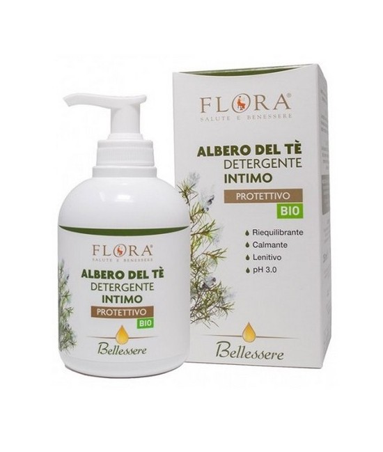 Gel íntimo con aceite esencial de Árbol del té Bio, para una acción protectora, calmante y preventiva contra los agentes extern