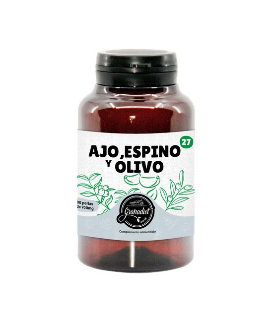 GR.AJO,OLIVO,ESPINO 90 PERLAS 500 Mg.