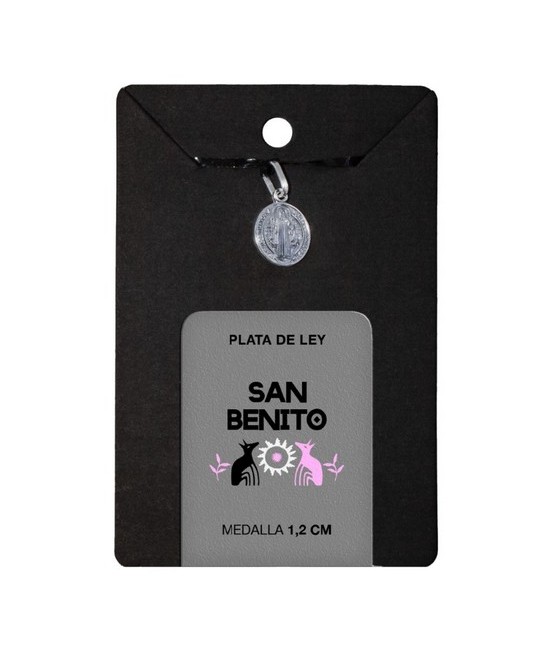 TRI.MEDALLA PLATA SAN BENITO 1.2 CM.