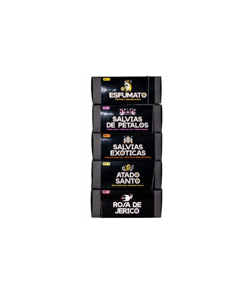 TRI.BOX3 ATADO SANTO SALVIA+QUEMADOR