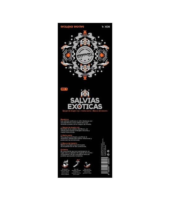 TRI.BOX4 SALVIAS EXOTICAS 3 SURTIDO