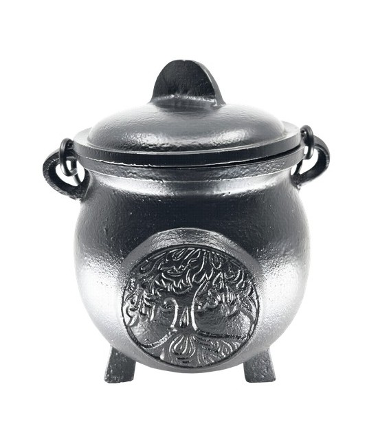 TRI.METALICO BRASERO TAPA NEGRO ARBOL 19 CM. CB003