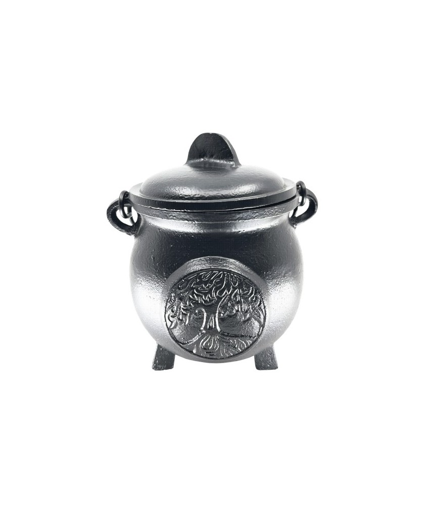 TRI.METALICO BRASERO TAPA NEGRO ARBOL 19 CM. CB003