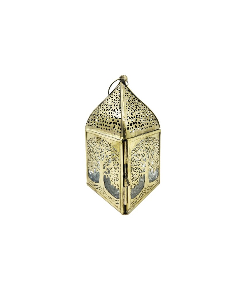 TRI.METALICO LAMPARA METAL CRISTAL ARBOL 8.5 X 17 CM NS5312