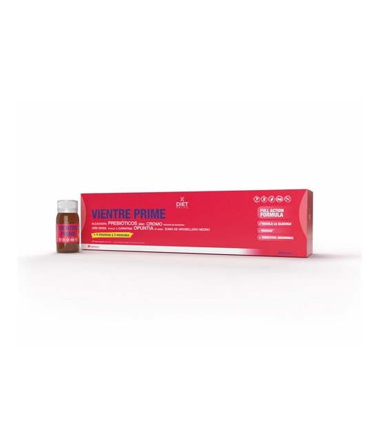 Vientre Prime
Su formulación combina las propiedades de 10 plantas, carnitina, 4 vitaminas y 3 minerales con una alta concentr