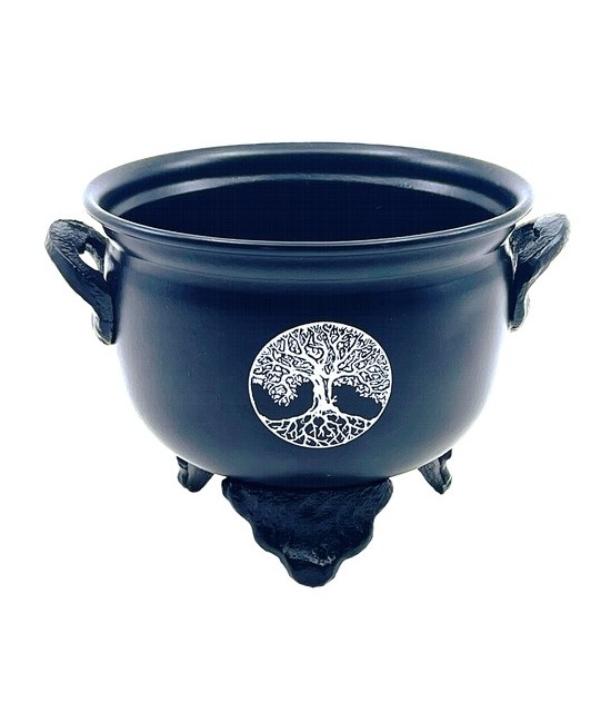 TRI.METALICO CUENCO NEGRO ARBOL 10 CM. CB76133
