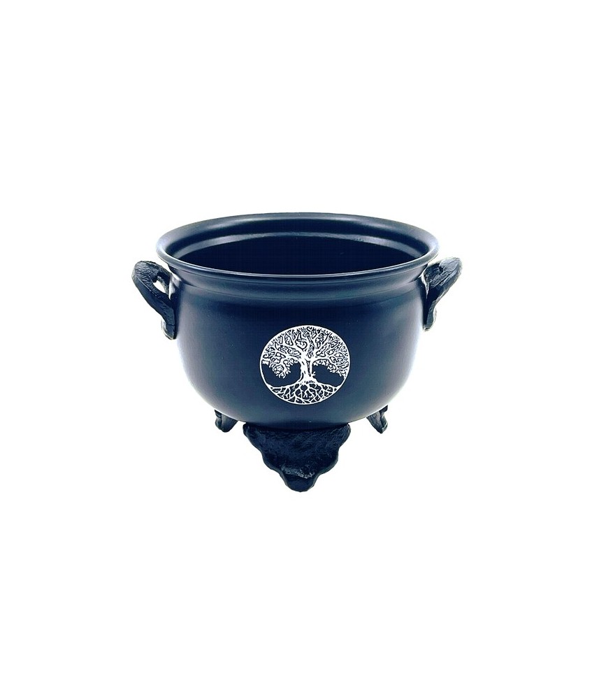 TRI.METALICO CUENCO NEGRO ARBOL 10 CM. CB76133