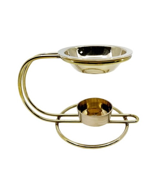 TRI.METALICO QUEMADOR ESENCIAS FIJO 18 X 12,5 CM CB076