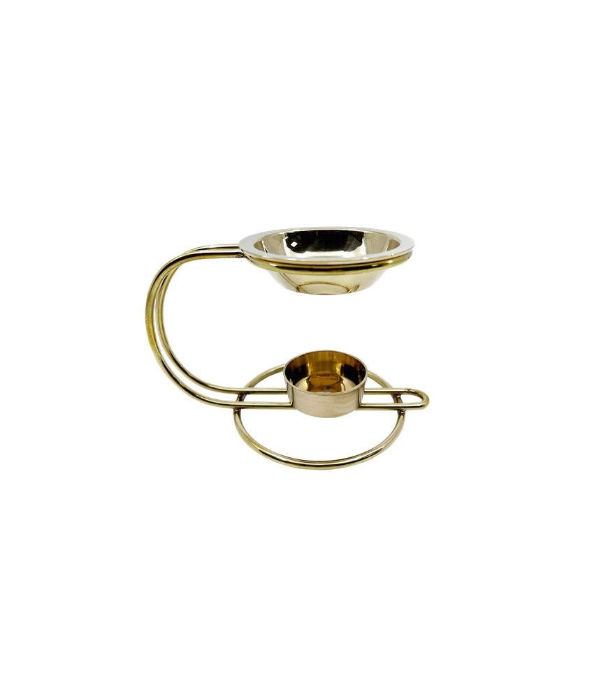 TRI.METALICO QUEMADOR ESENCIAS FIJO 18 X 12,5 CM CB076