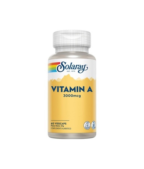 Ingredientes
Base de Vitamina A (retinil palmitato), (pescado), acacia, anti-aglomerante: dióxido de silice y esterato de magn