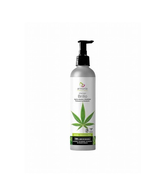 El champú brillo de cáñamo
Champú hidratante sin sulfatos que nutre y protege el cabello, calma el cuero cabelludo, promueve l