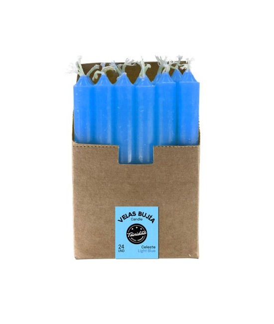 CAJA EXPOSITORA DE 24 UNIDAD
MEDIDAS POR MINI VELA: 1,2  X 11CM
VENTA DE CAJA COMPLETA 
