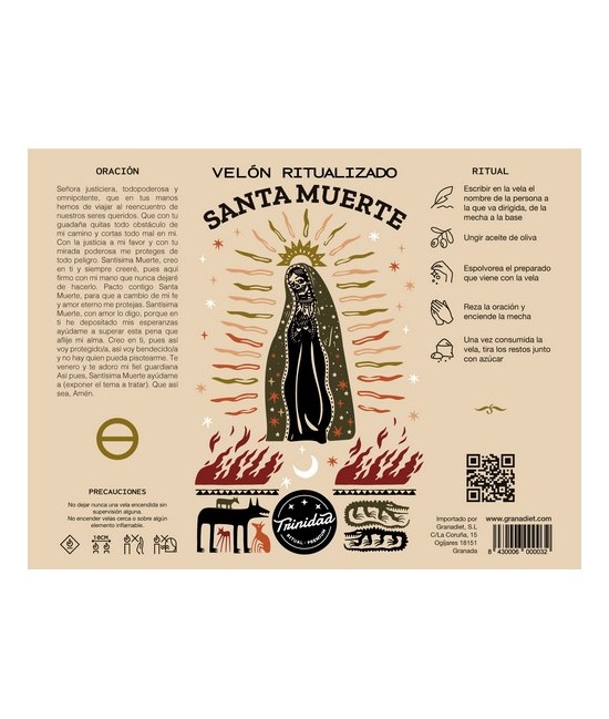 TRI.VELON RITUALIZADO SANTA MUERTE