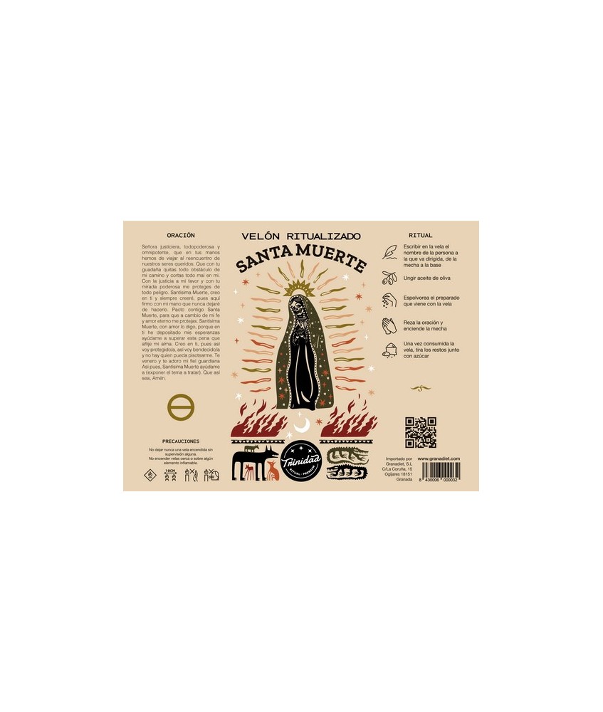 TRI.VELON RITUALIZADO SANTA MUERTE