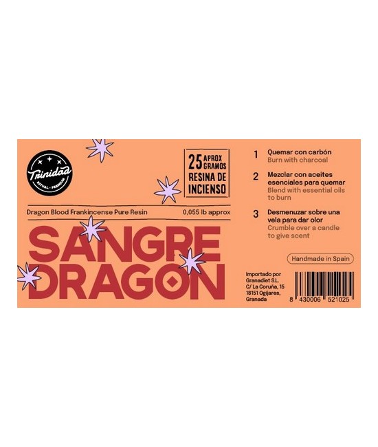 TRI.RESINA SANGRE DE DRAGON 25 GR.