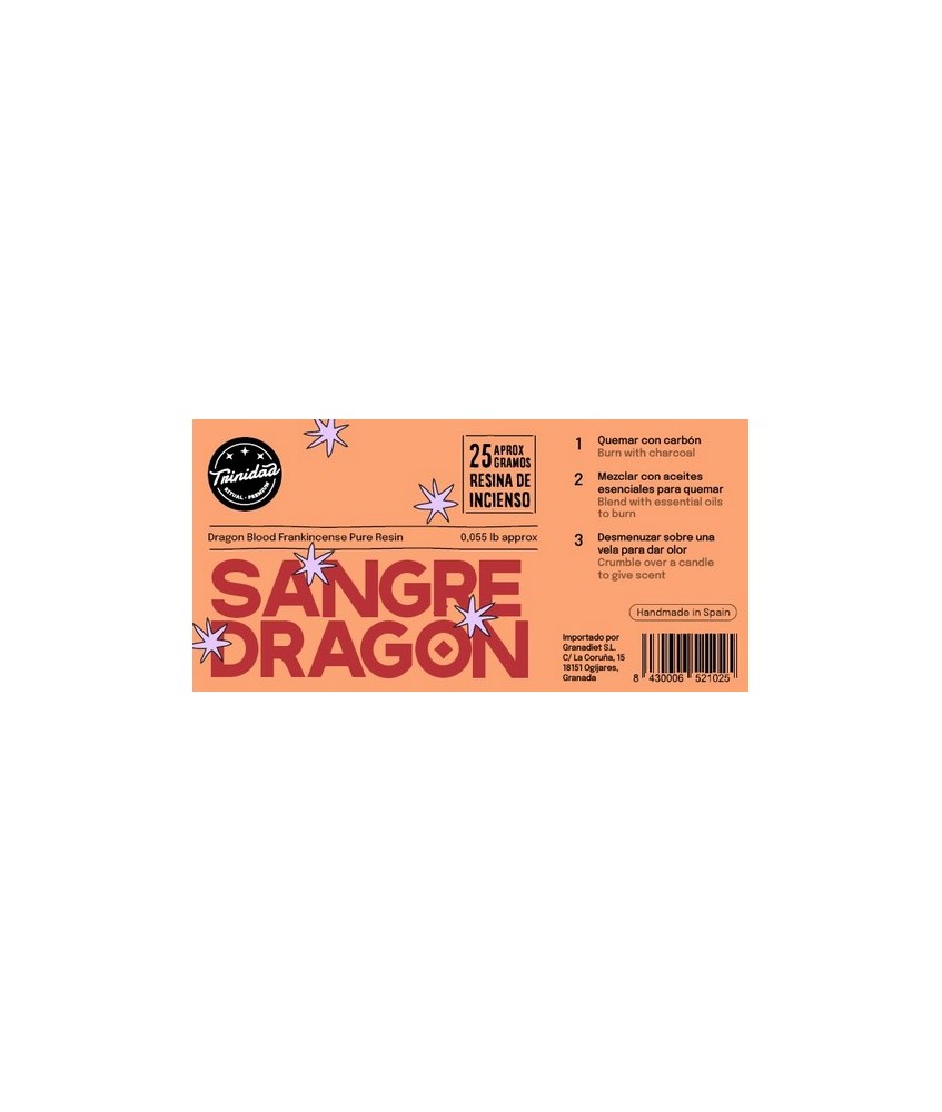 TRI.RESINA SANGRE DE DRAGON 25 GR.