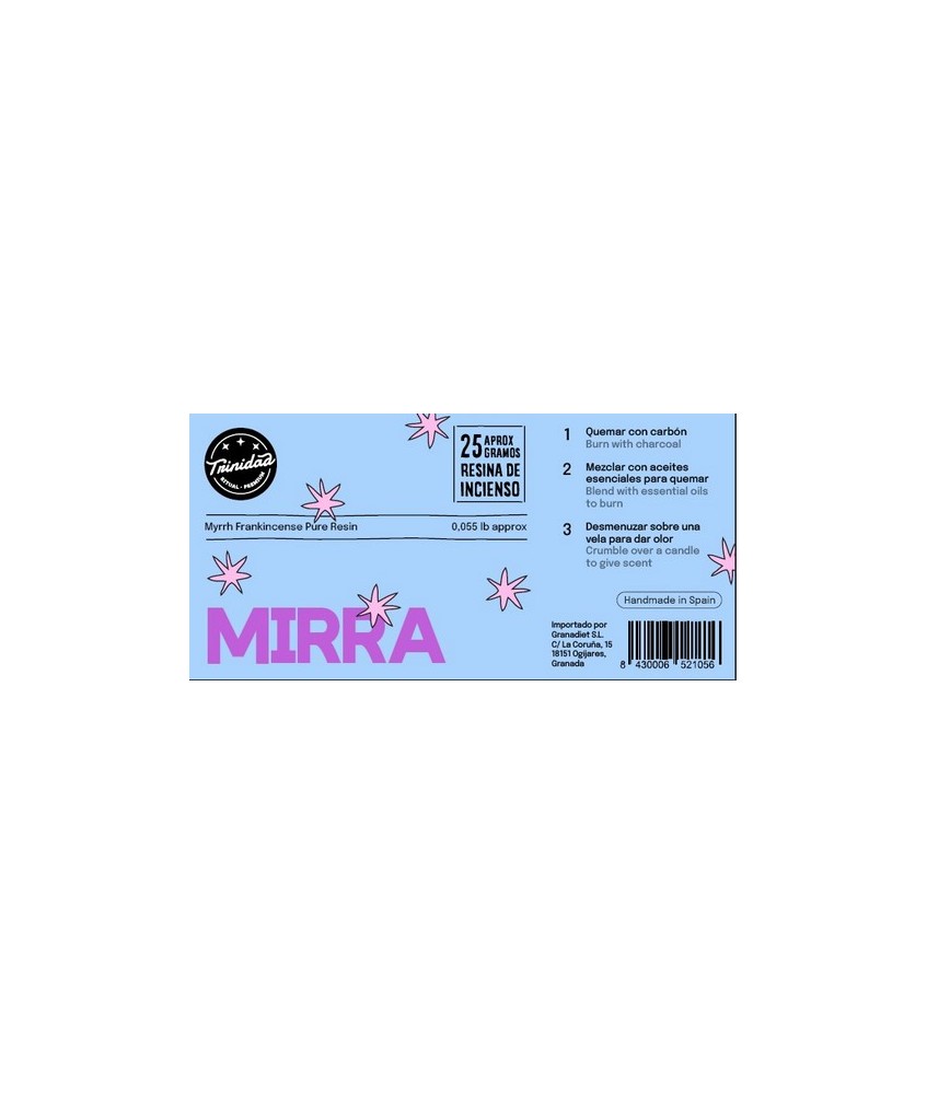 TRI.RESINA MIRRA 25 GR.