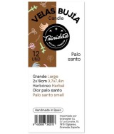 TRI.VELAS BUJIA PALO SANTO HERBOREO  2,1  X 19 CM.