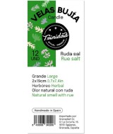 TRI.VELAS BUJIA RUDA HERBOREO  2,1  X 19 CM.