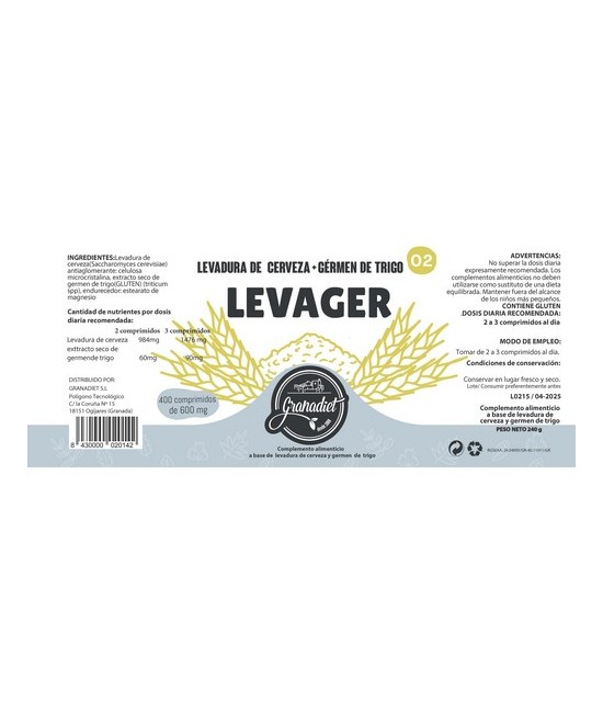 GR.LEVAGER(LEV+GER) 400COMP 600 Mg.