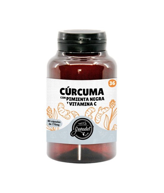 GR.CURCUMA PIMIENTA VITAMINA C 80 CAPS.