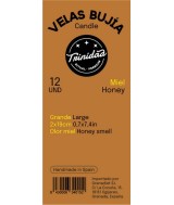 TRI.VELAS BUJIA OLOR MIEL 2,1  X 19 CM.