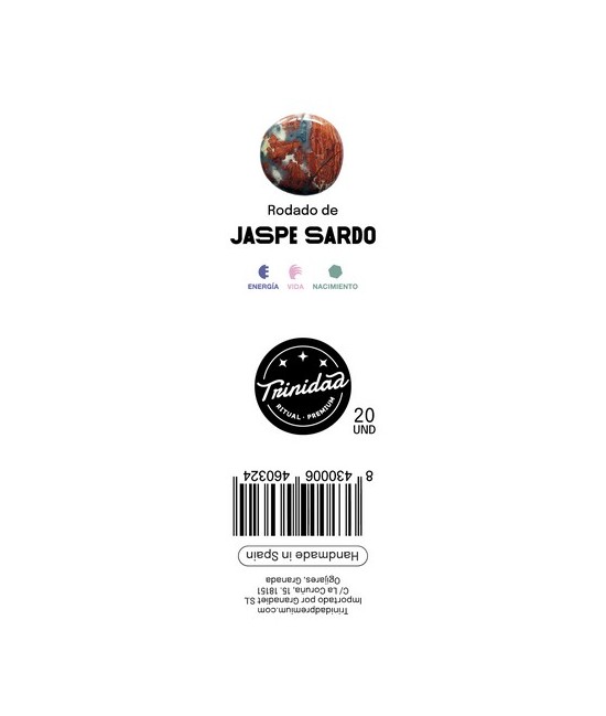TRI.PAQUETE JASPE SARDO 20 UNIDADES