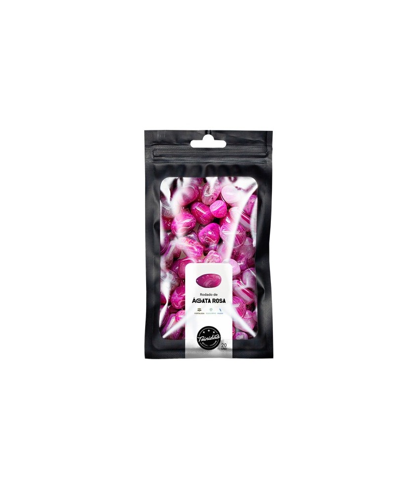TRI.PAQUETE AGATA ROSA 20 UNIDADES