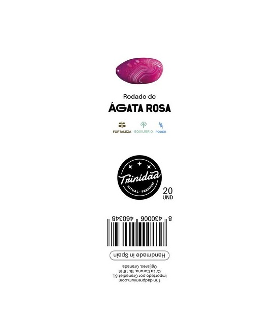 TRI.PAQUETE AGATA ROSA 20 UNIDADES