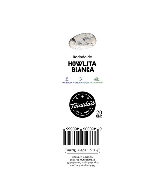 TRI.PAQUETE HOWLITA BLANCA 20 UNIDADES