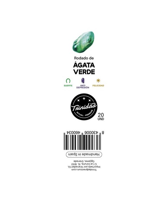 TRI.PAQUETE AGATA VERDE  20 UNIDADES
