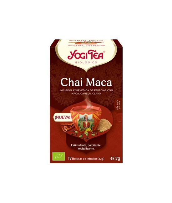 Regaliz*, canela* (27%), jengibre*, cardamomo* (7%), anís*, maca* (5%), hinojo*, clavo* (3,5%), achicoria tostada*, cáscara de 