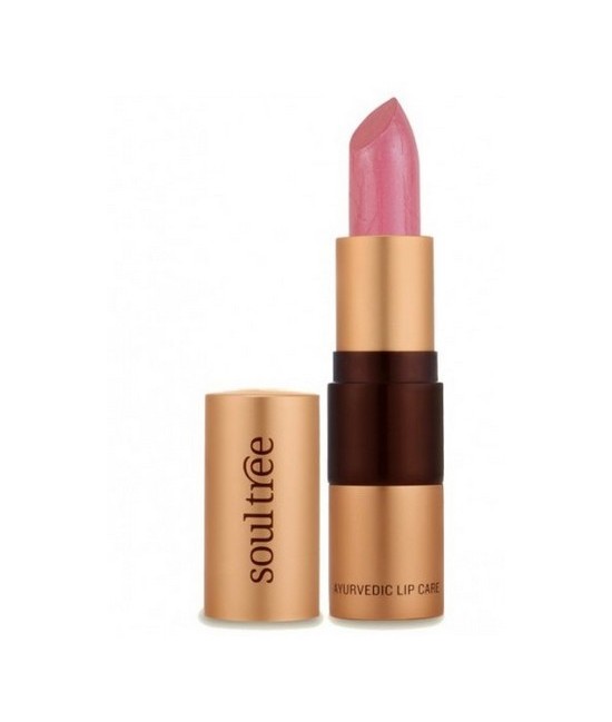 Barra de labios Ayurveda con manteca clarificada ecológica y aceite de Almendras dulces, mantendrá los labios suaves e hidratad