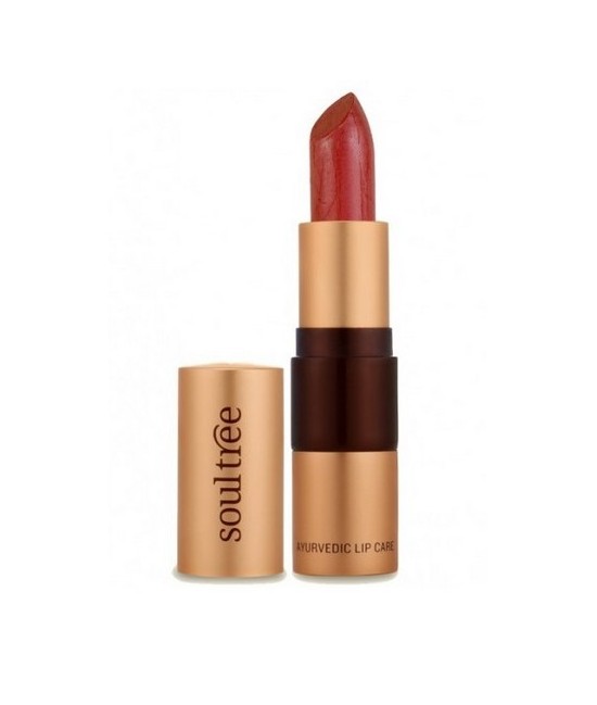 Barra de labios Ayurveda con manteca clarificada ecológica y aceite de Almendras dulces, mantendrá los labios suaves e hidratad
