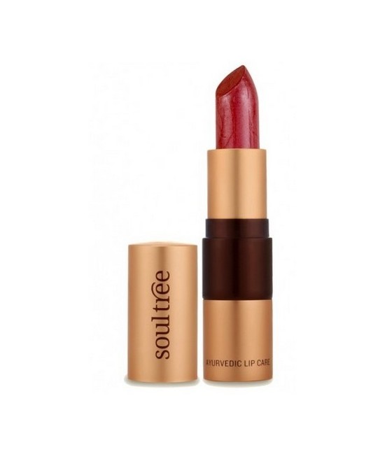 Barra de labios Ayurveda con manteca clarificada ecológica y aceite de Almendras dulces, mantendrá los labios suaves e hidratad